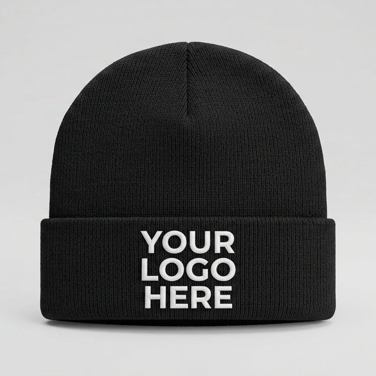 Your Logo Here Custom Beanie