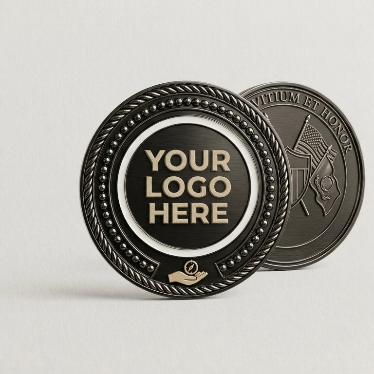 Your Logo Here Custom Challenge Coin